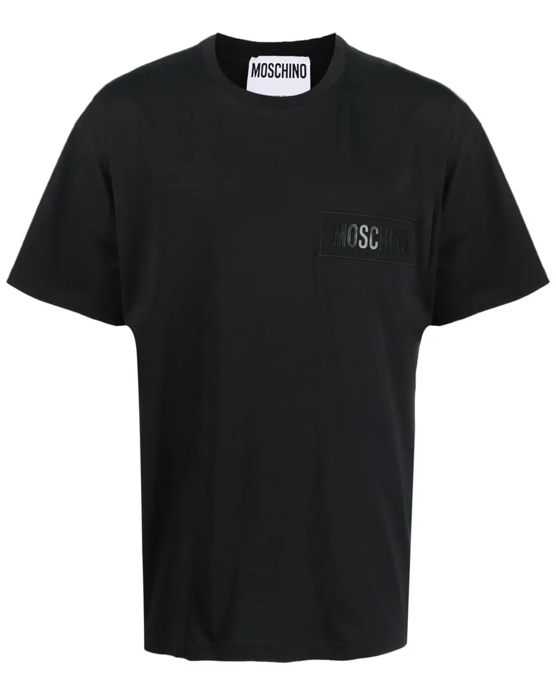 Moschino T-Shirt aus Bio-Baumwolle - Schwarz Schwarz