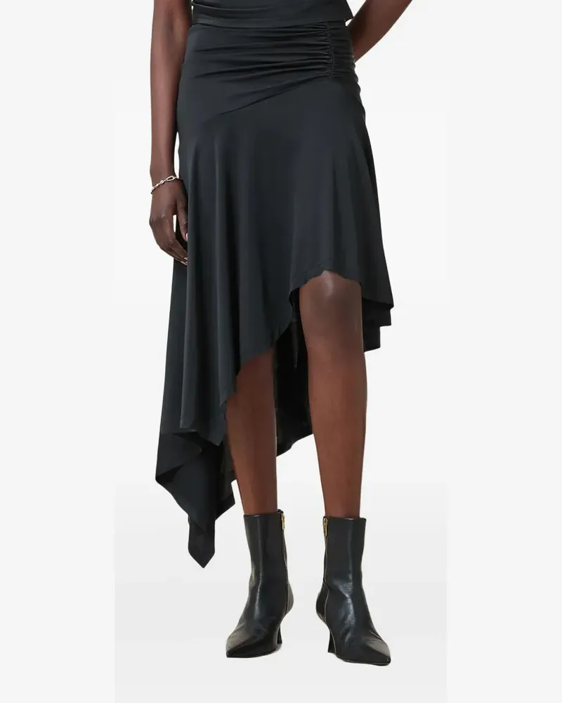 AllSaints Asymmetrischer Annalie Midirock - Schwarz Schwarz