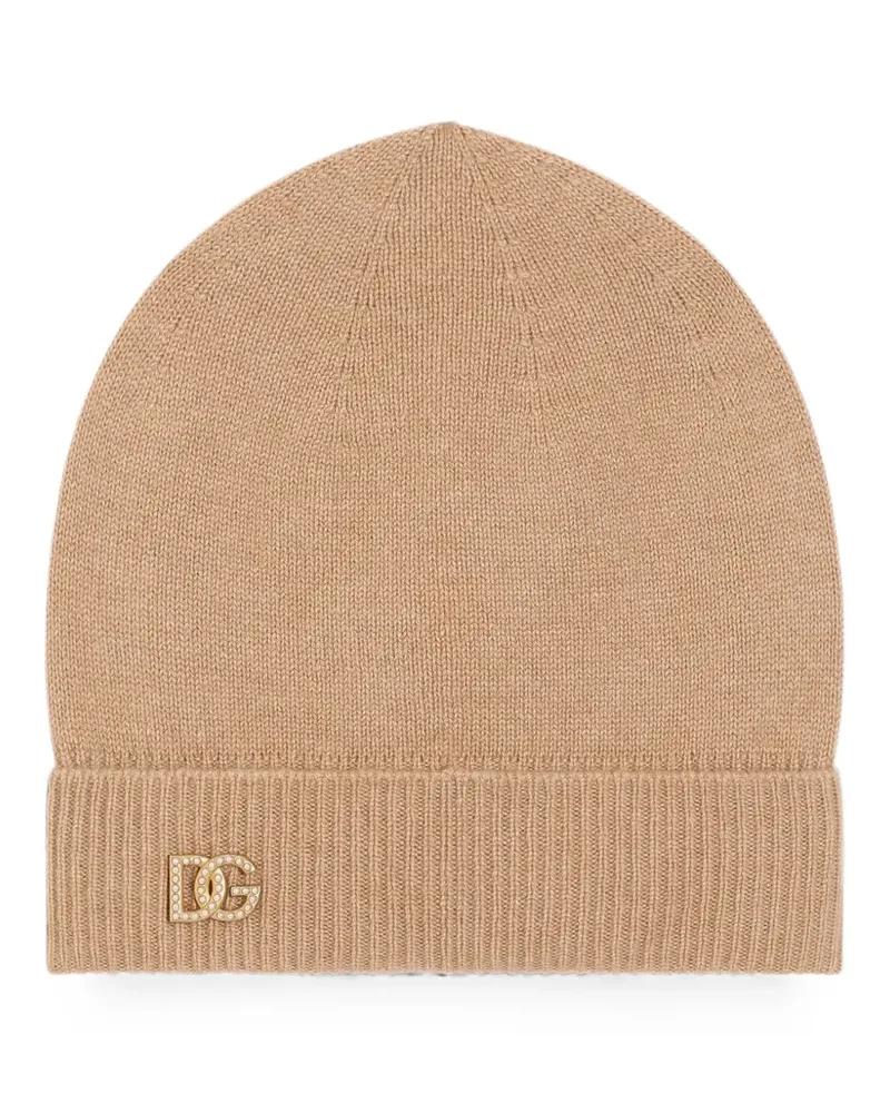 Dolce & Gabbana Gestrickte Mütze - Nude Nude