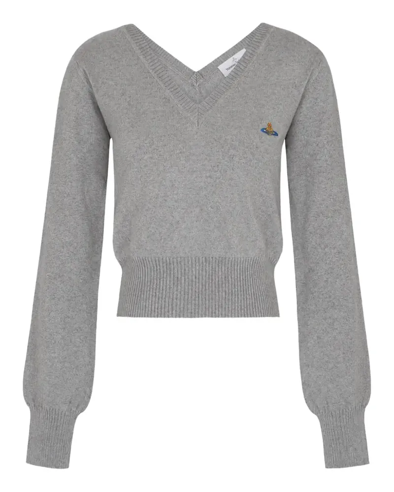 Vivienne Westwood Beatrice V-neck sweater - Grau Grau