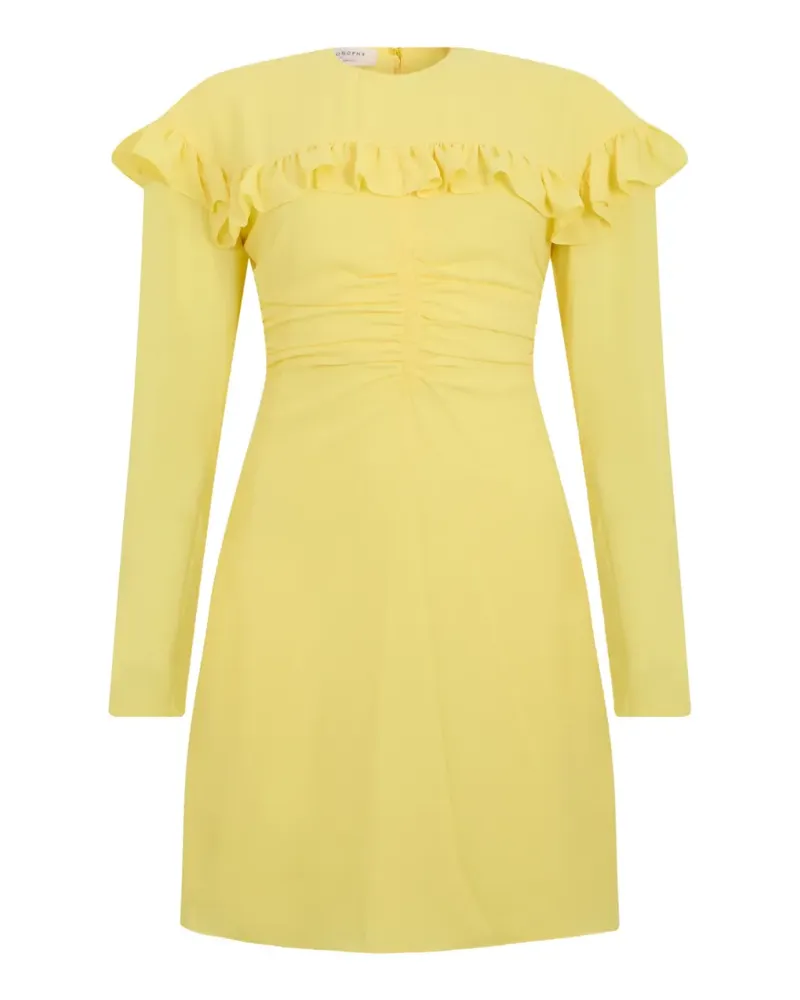 Philosophy Di Lorenzo Serafini ruffled long-sleeve dress - Gelb Gelb
