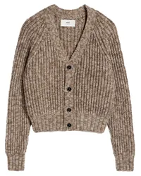 AMI Paris Gerippter Cardigan Nude