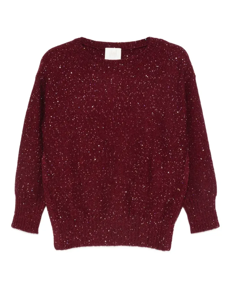 MARELLA Ennio Pullover im Glitter-Look - Rot Rot