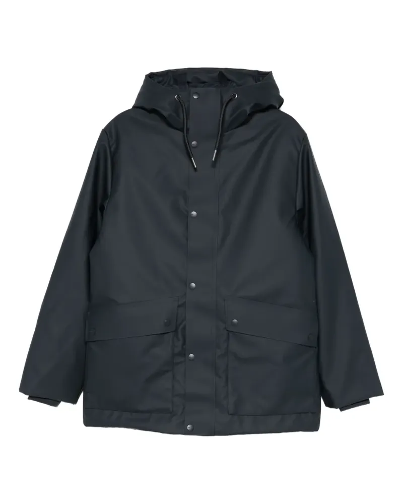 RAINS button-up coat - Blau Blau