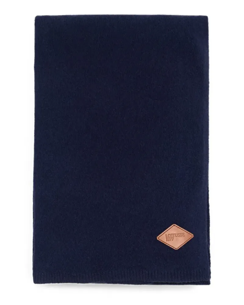Lottusse Berna Schal mit Logo - Blau Blau