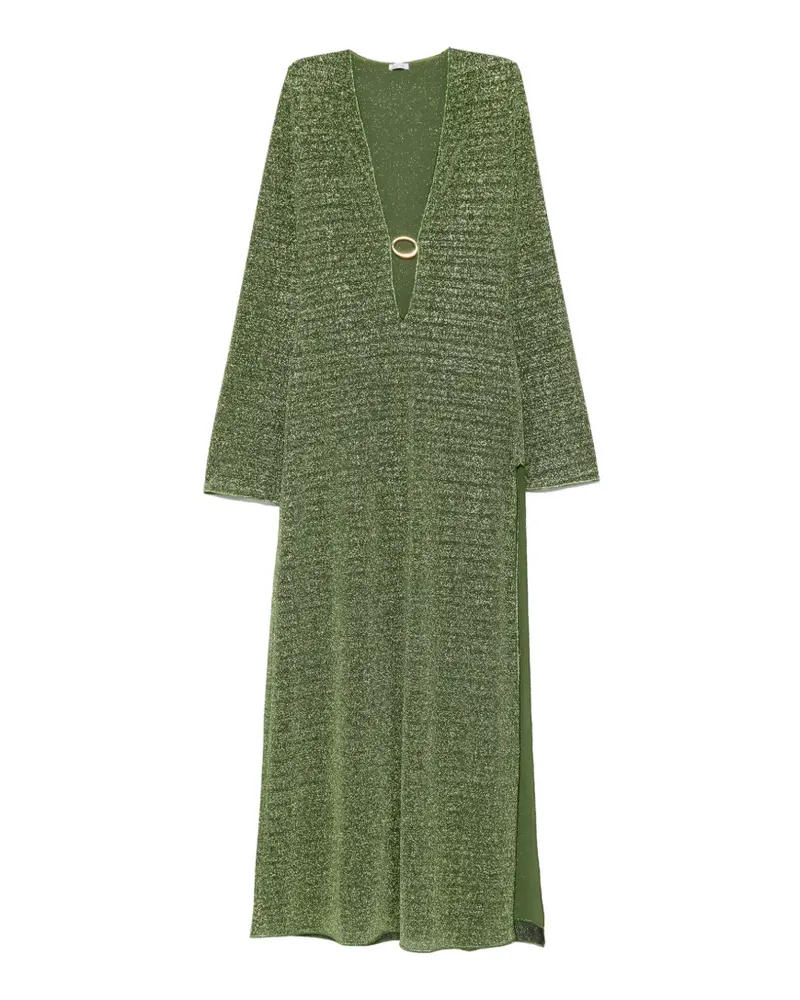 Oséree V-neck ring maxi dress - Grün Grün