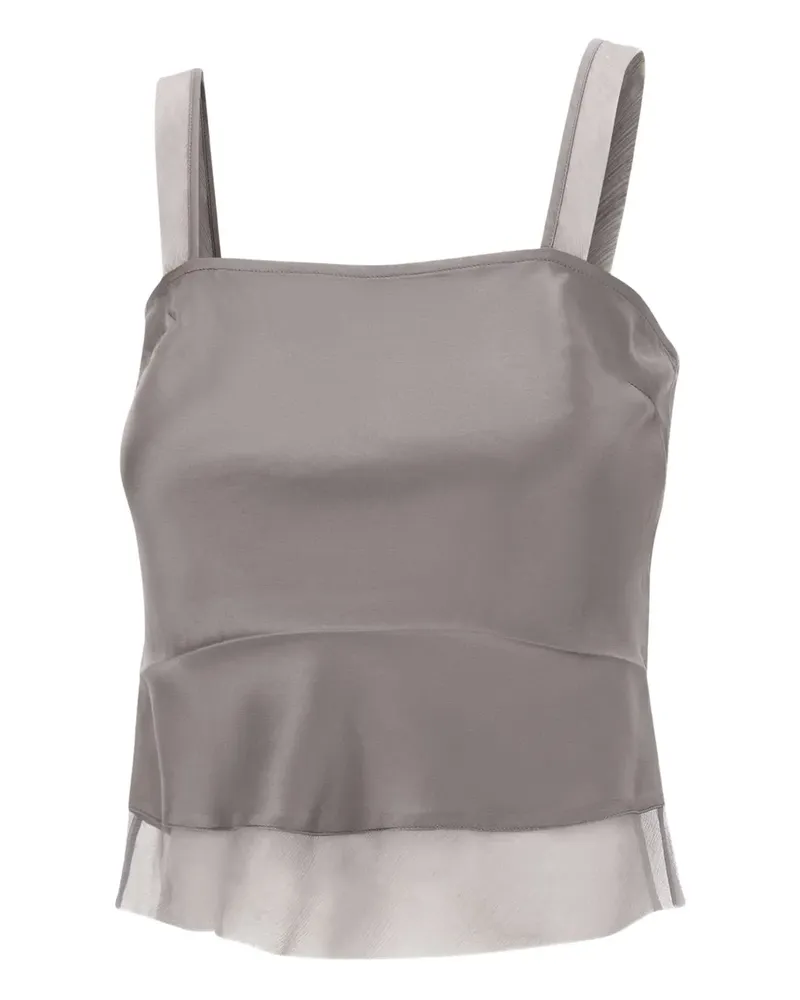The Garment sleeveless silk top - Grau Grau