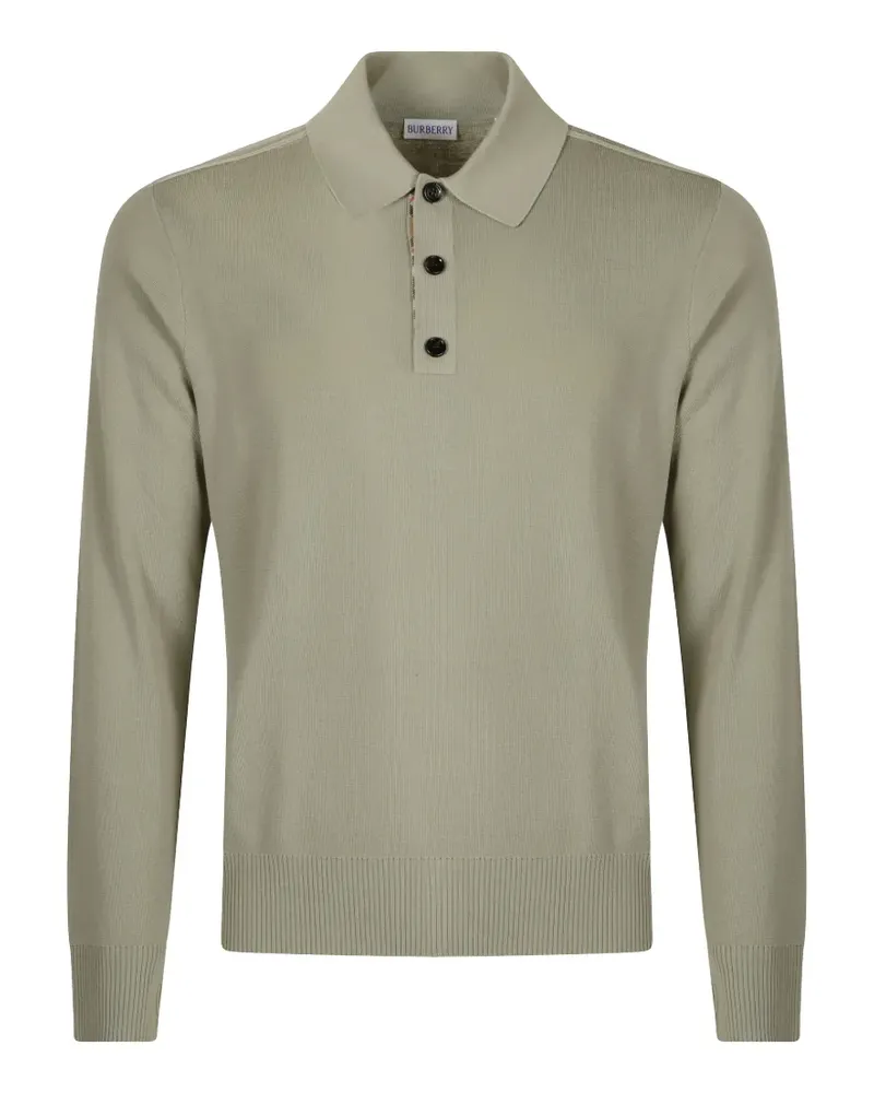 Burberry long-sleeve polo shirt - Nude Nude