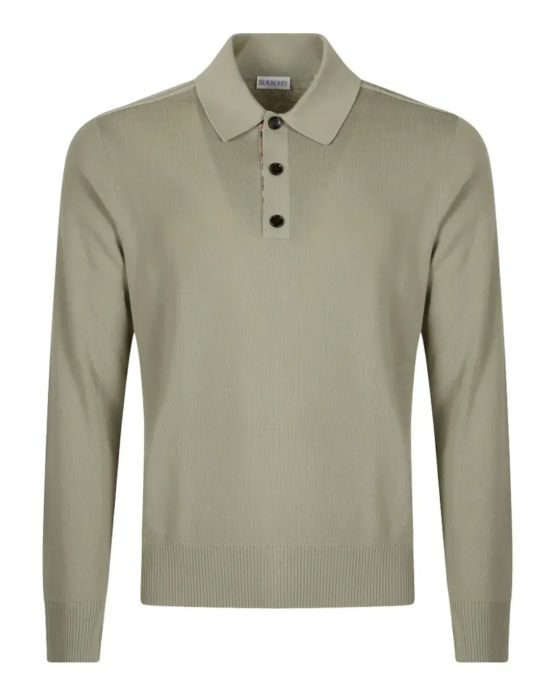 Burberry long-sleeve polo shirt - Nude Nude