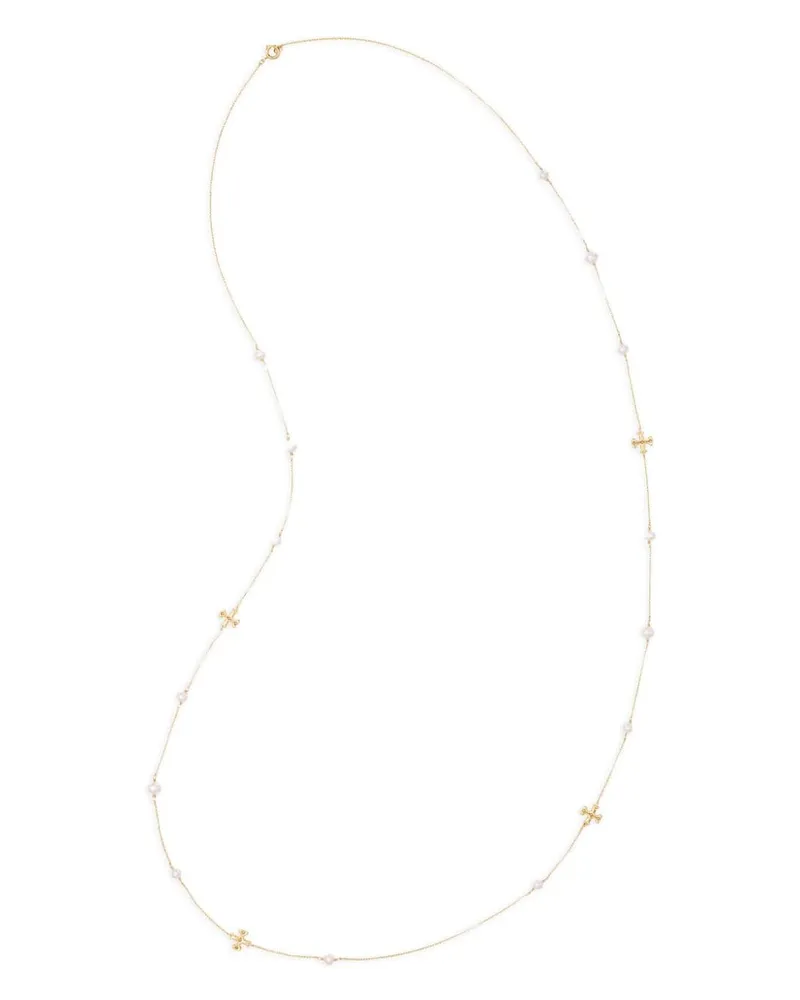 Tory Burch Kira Halskette mit Perlen - Gold Gold