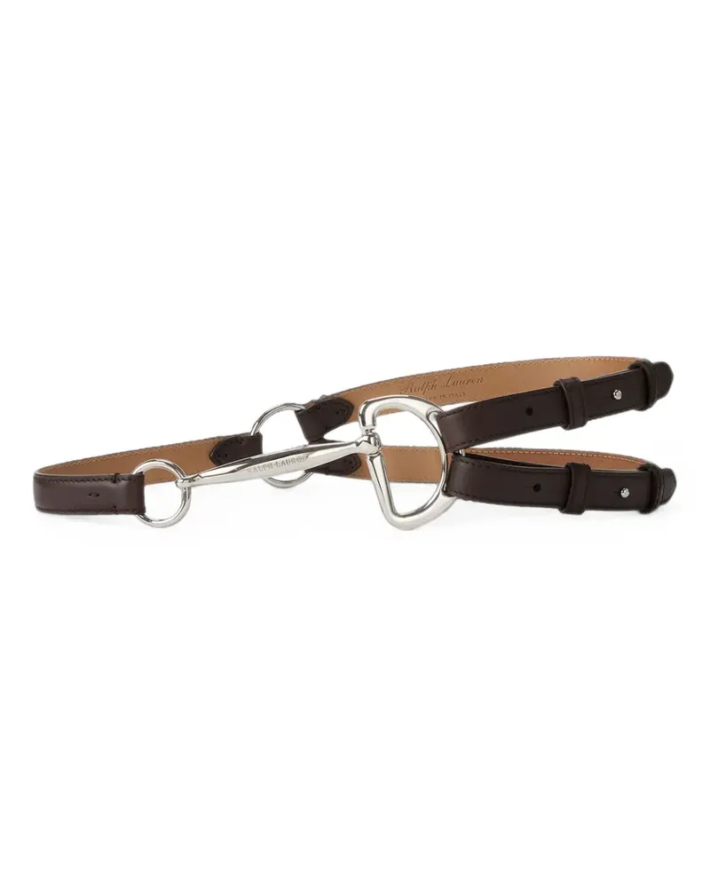 Ralph Lauren stirrup leather belt - Braun Braun