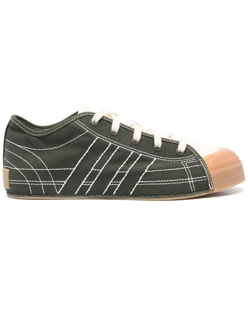 Y-3 Sneakers mit Logo-Patch - Grün Grün