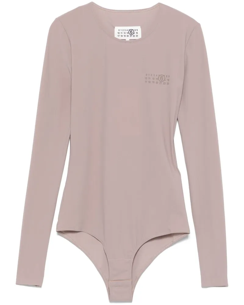 Maison Margiela Langärmeliger Body - Grau Grau