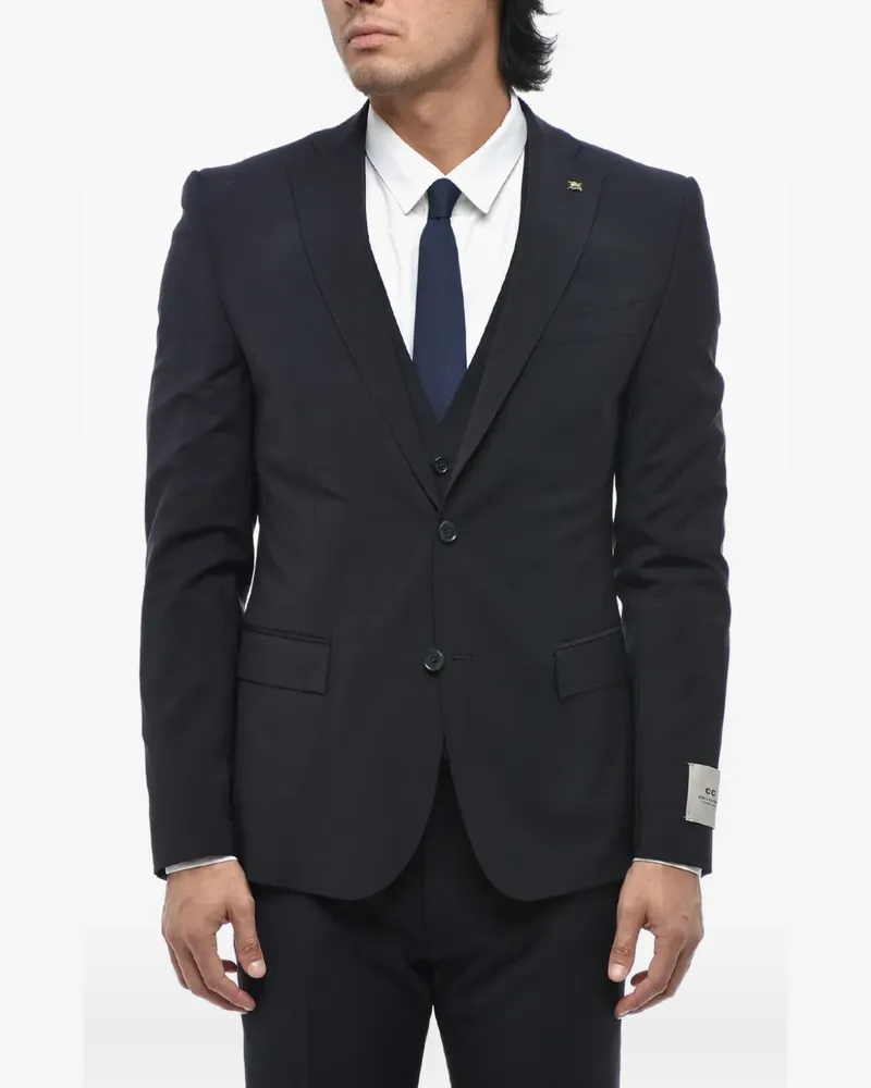 Corneliani CC Collection three-piece single-breasted suit - Blau Blau