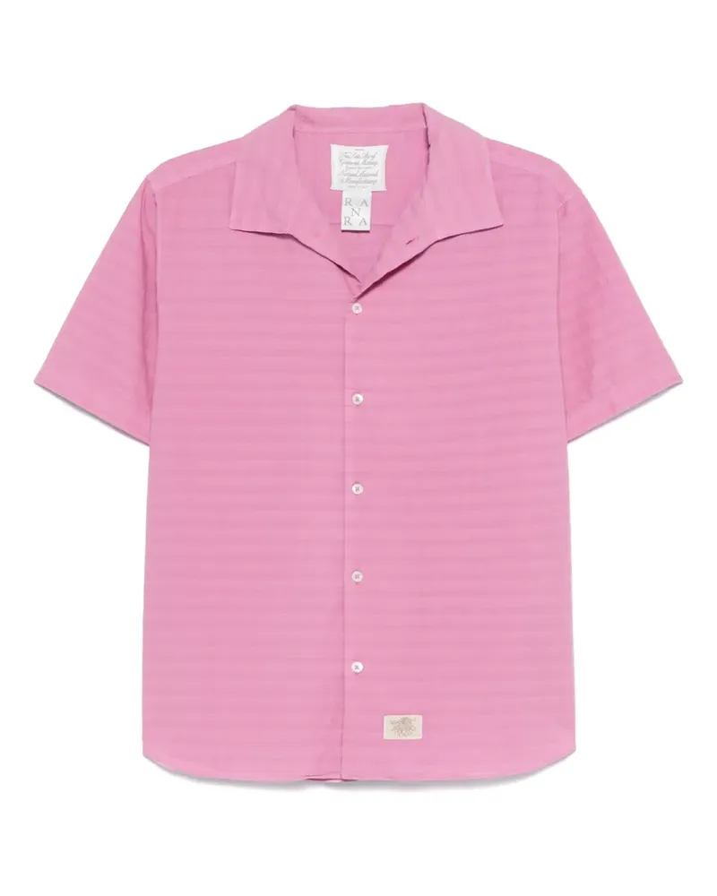 RANRA Gestreiftes Hemd - Rosa Rosa