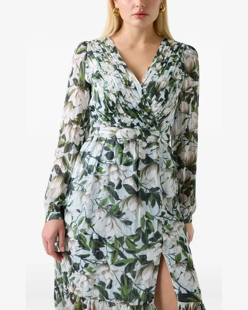 Guess floral long dress - Blau Blau