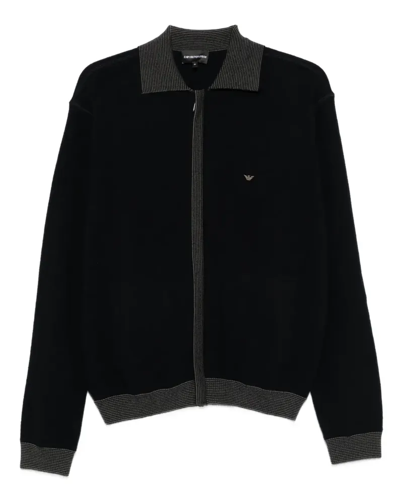Emporio Armani Cardigan mit Reißverschluss - Blau Blau