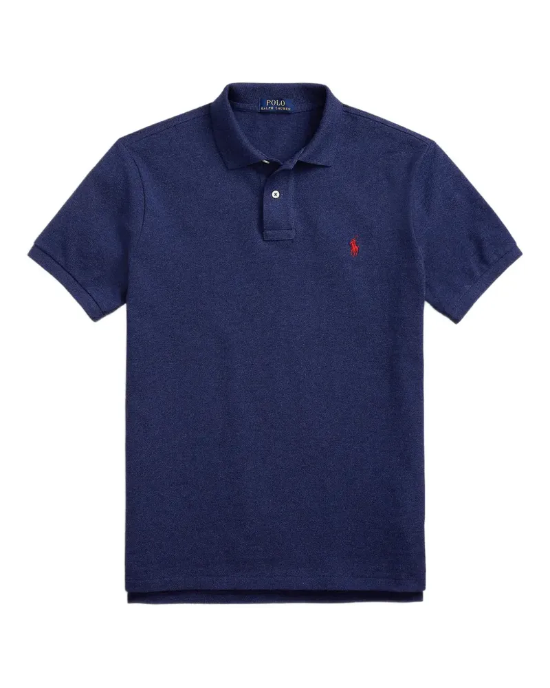 Ralph Lauren logo-embroidered piqué polo shirt - Blau Blau