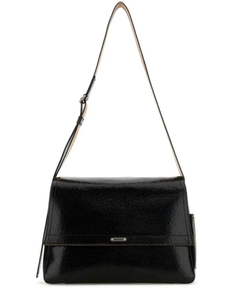 Alexander McQueen Handtasche aus Leder - Schwarz Schwarz