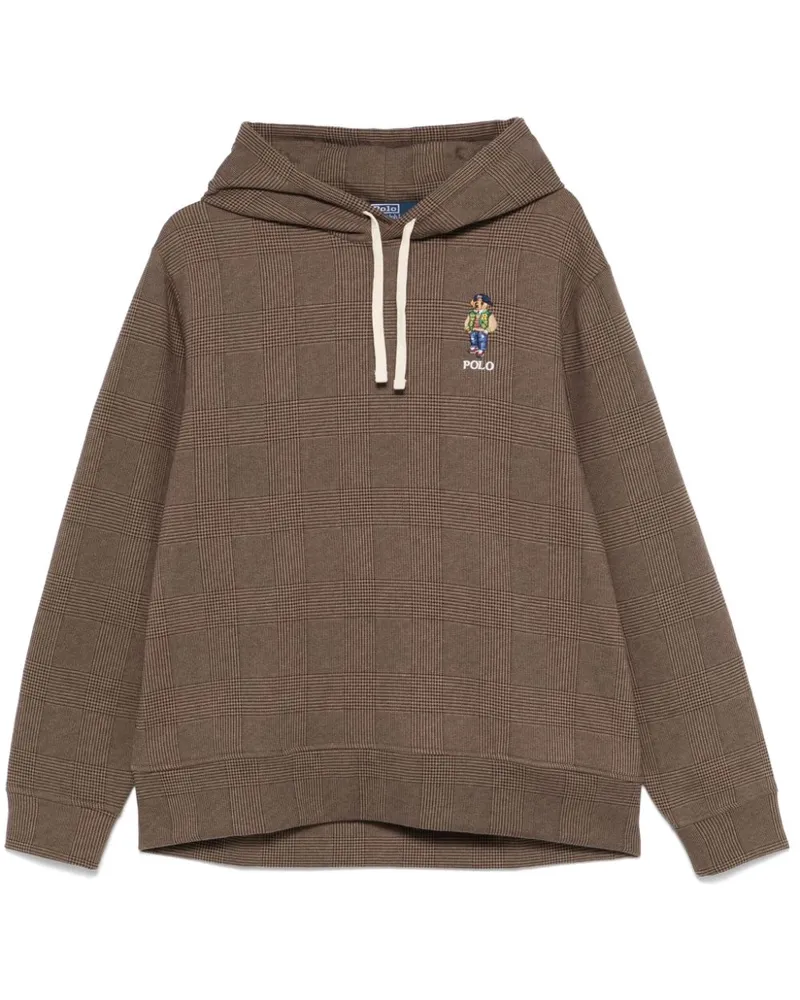 Ralph Lauren Karierter Hoodie - Braun Braun