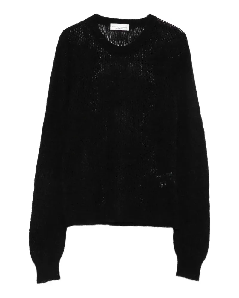 Roberto Collina open-knit sweater - Grau Grau