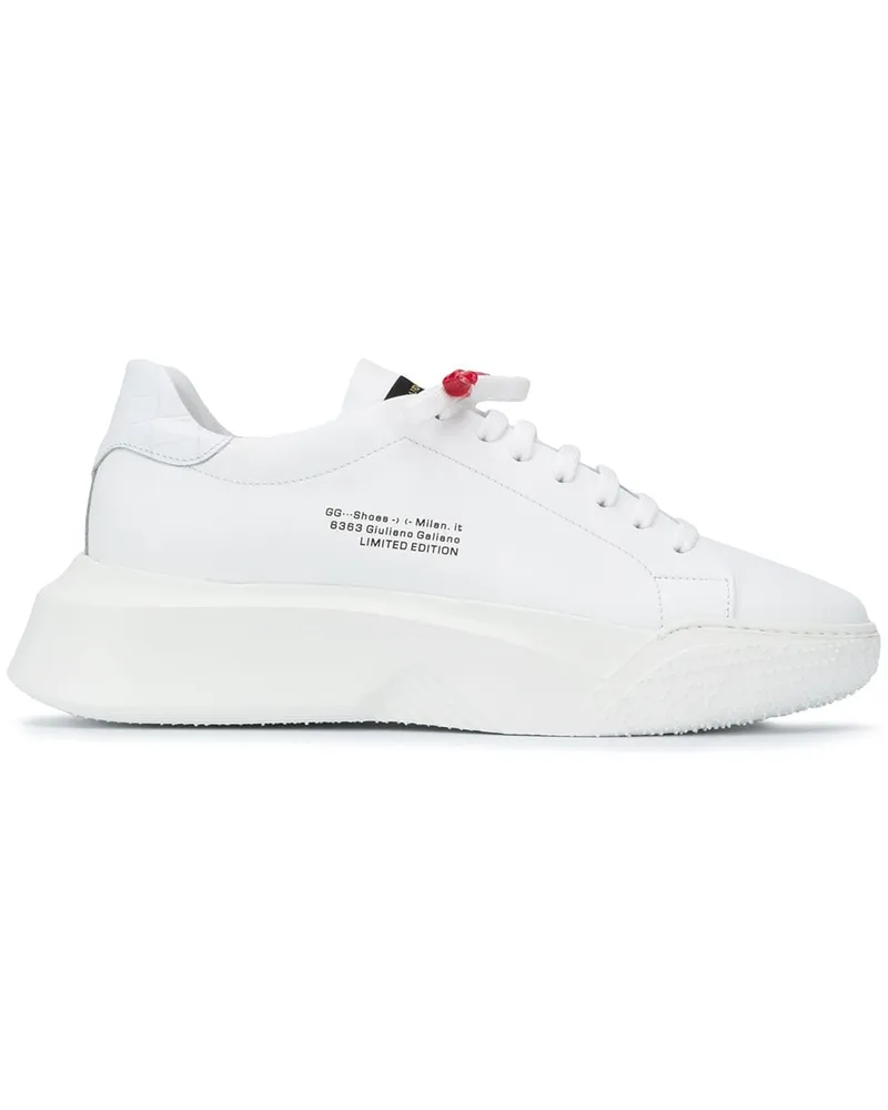 Giuliano Galiano Nemesis' Sneakers - Weiß Weiß