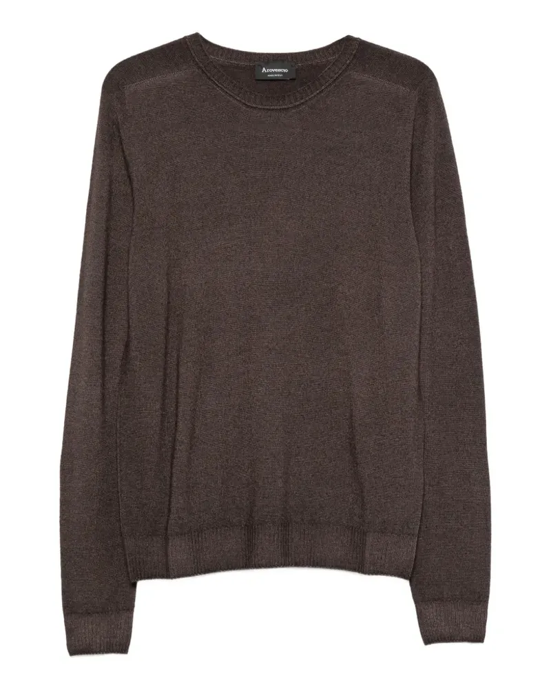 Arovescio Pullover mit gerippten Details - Braun Braun