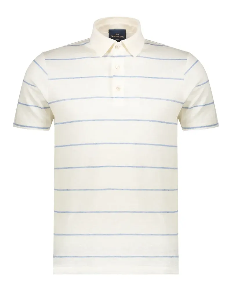 Paul & Shark striped polo shirt - Weiß Weiß