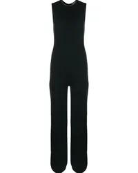 N.Peal Gerippter Jumpsuit Schwarz