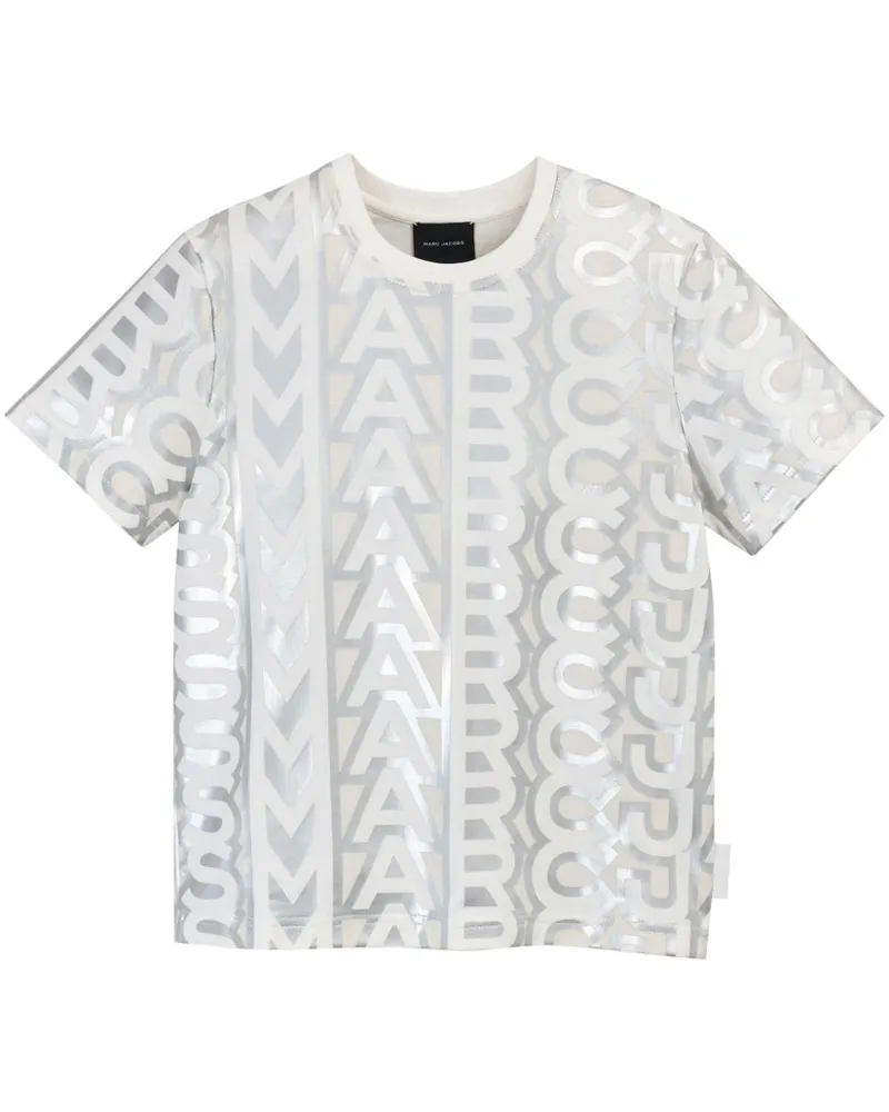 Marc Jacobs Monogram Baby T-Shirt Silber