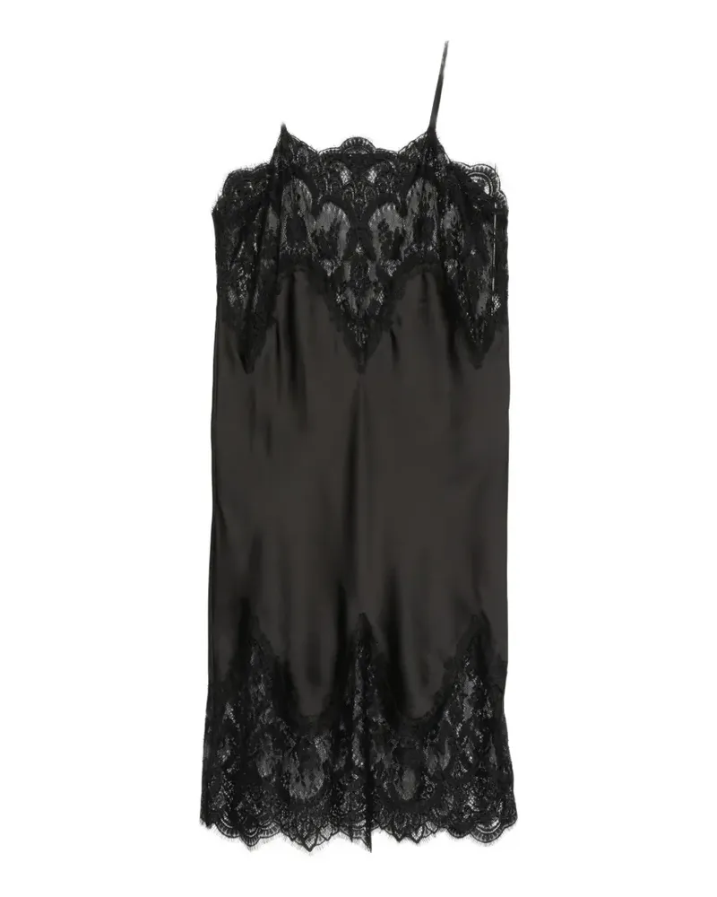 Norma Kamali Bias mini dress - Schwarz Schwarz