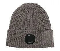 Beanie mit Linsen-Detail - Braun