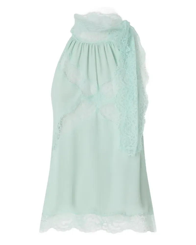 Pinko halterneck lace top - Grün Grün