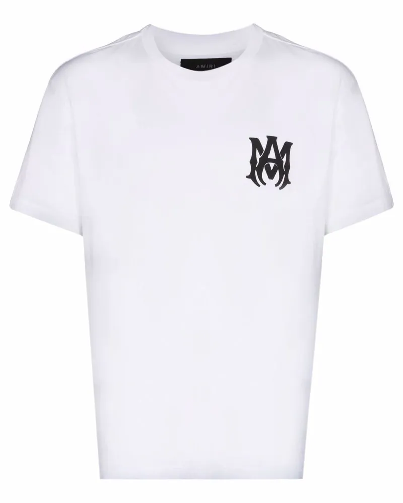 Amiri T-Shirt mit Logo-Print - Weiß Weiß