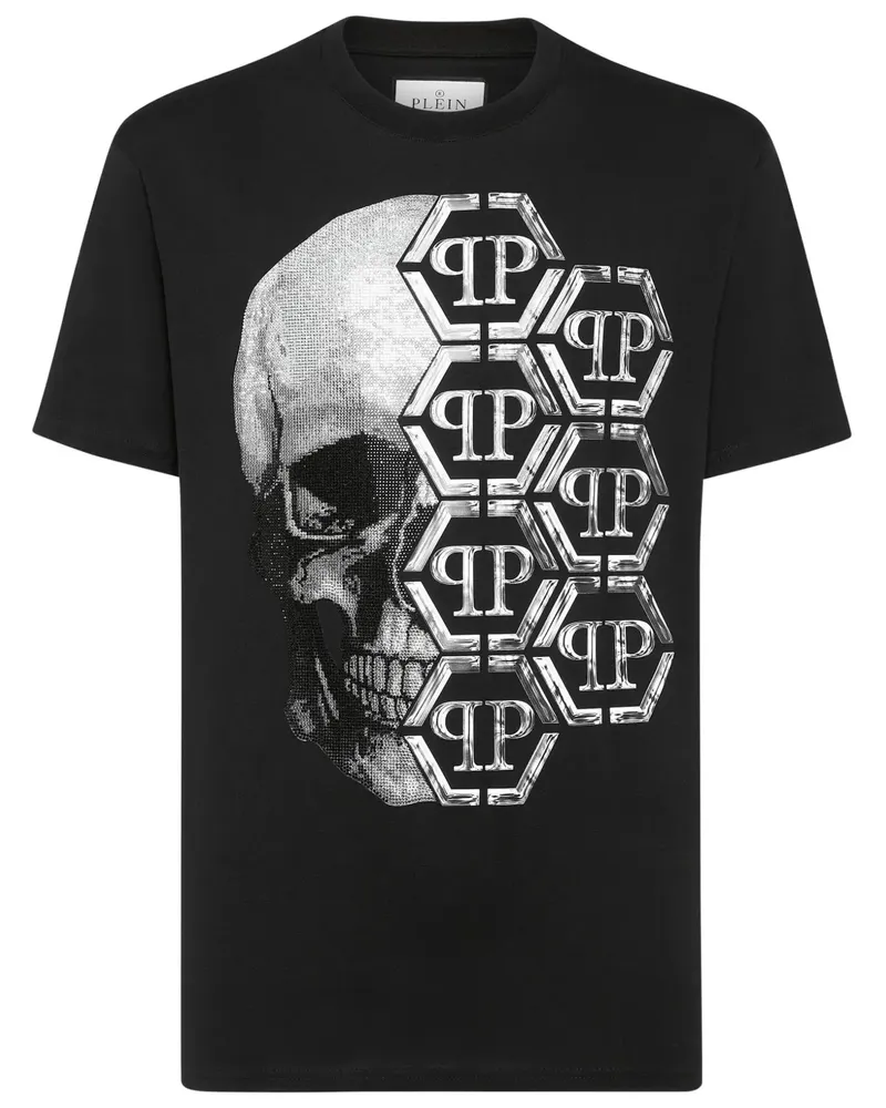 Philipp Plein Hexagon T-Shirt - Schwarz Schwarz