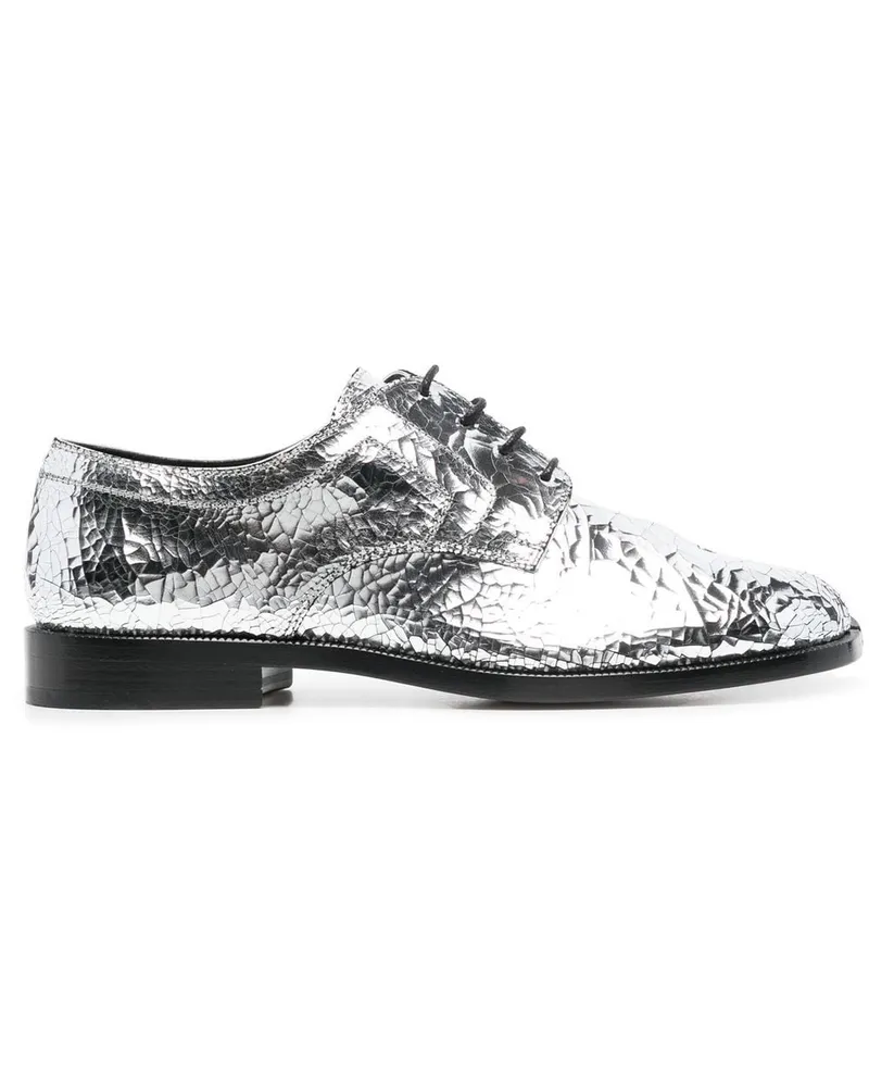 Maison Margiela Tabi Budapester mit Spiegeleffekt - Silber Silber