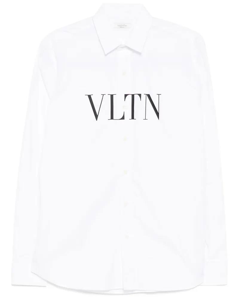 Valentino Garavani Hemd mit Logo-Print - Weiß Weiß
