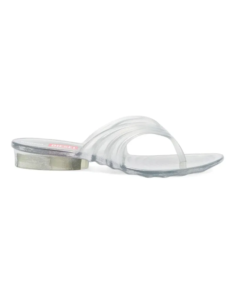 Diesel x Melissa Quantum Sandalen mit Zehensteg - Weiß Weiß