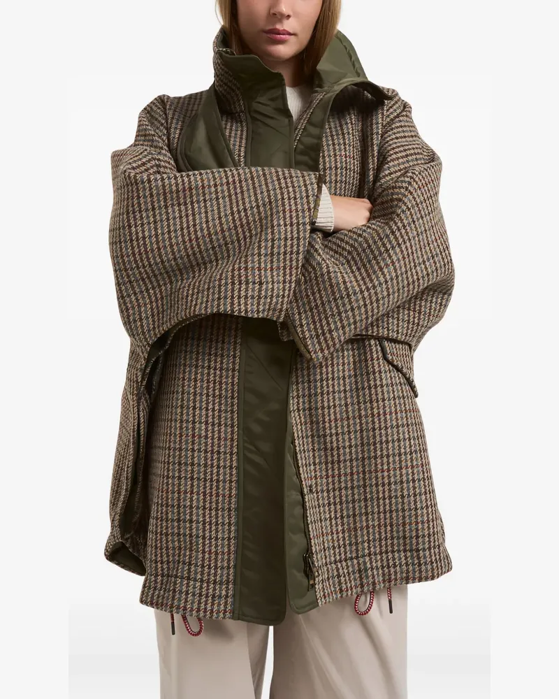 Bazar Deluxe check quilted coat - Braun Braun