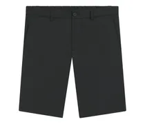 Shorts mit Knopfverschluss - Schwarz