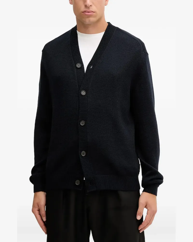 Armani Exchange V-neck cardigan - Blau Blau