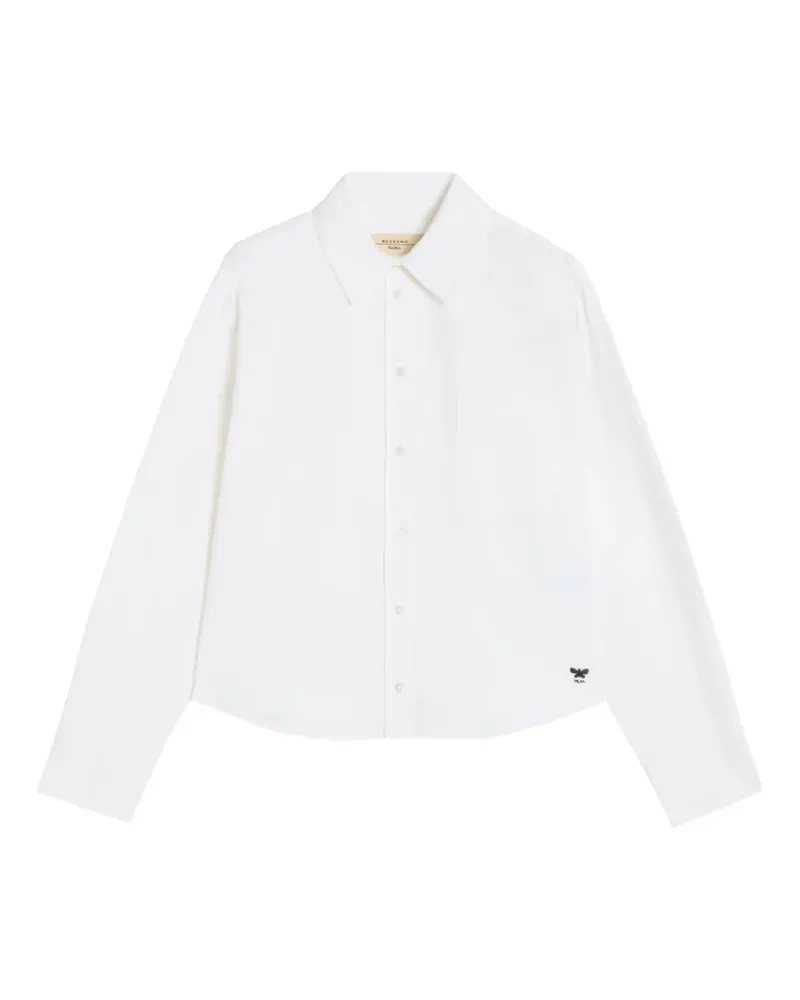 Max Mara Klassisches Hemd - Weiß Weiß