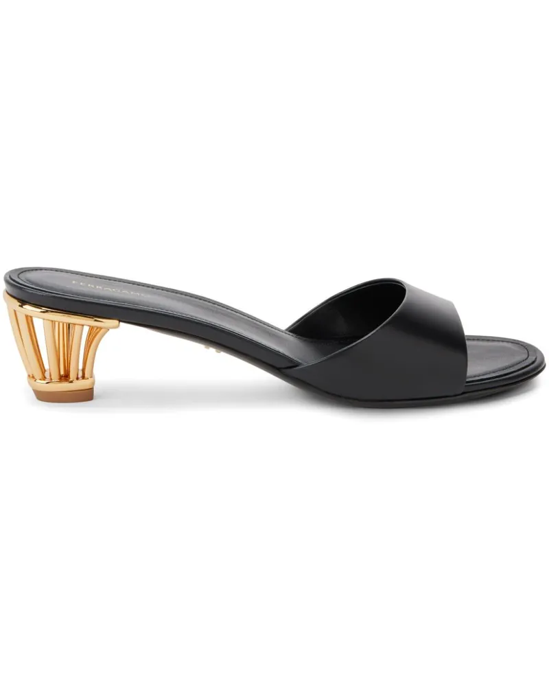 Ferragamo Arya Mules 40mm - Schwarz Schwarz