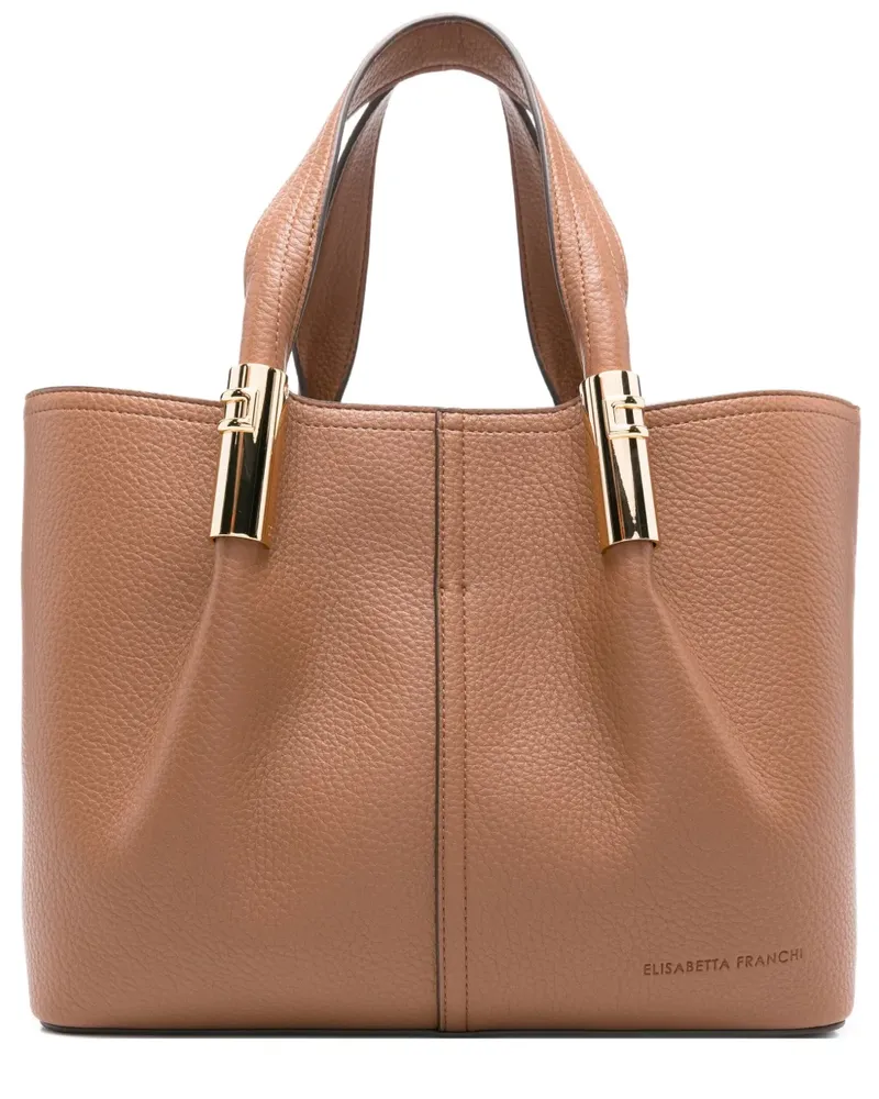 Elisabetta Franchi Handtasche aus Leder - Braun Braun