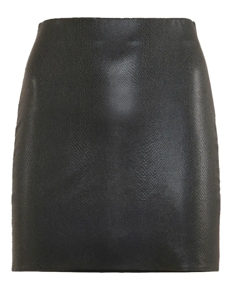 Wolford Rock mit Schlangen-Effekt - Schwarz Schwarz