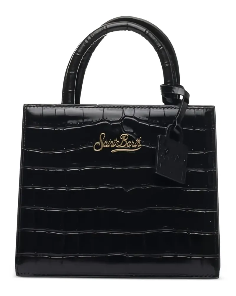 MC2 Saint Barth Mini Shop Tote Bag - Schwarz Schwarz
