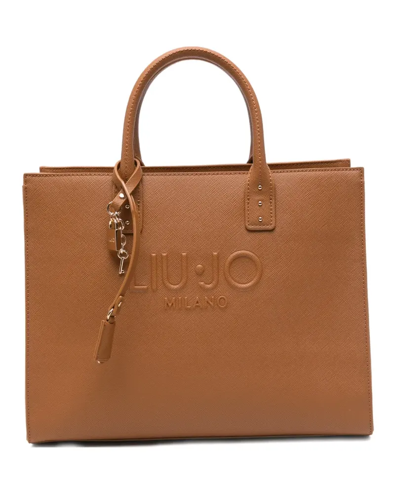Liu Jo logo-embossed tote bag - Braun Braun