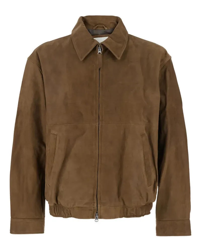 Dunst Jacke aus Wildleder - Braun Braun