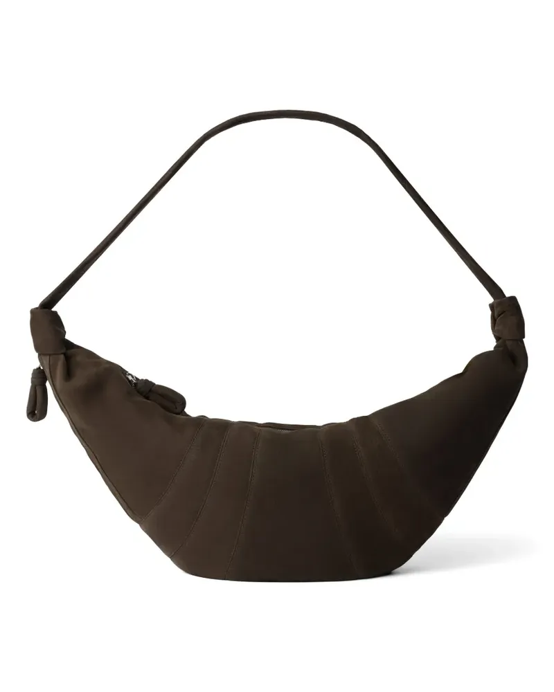 Christophe Lemaire Große Croissant Schultertasche - Braun Braun
