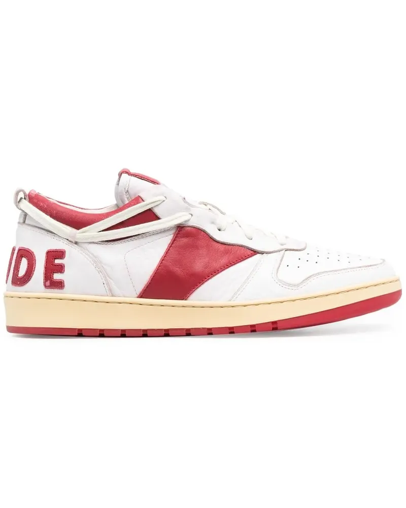 RHUDE Zweifarbige Sneakers - Weiß Weiß